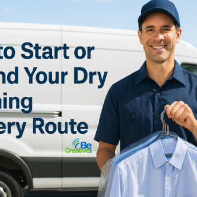 dry cleaning delivery route