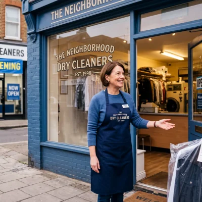 Established local dry cleaner competing with a new nearby cleaner