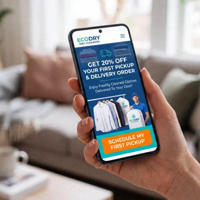 What Makes a Good Landing Page for a Dry Cleaning Promotion?